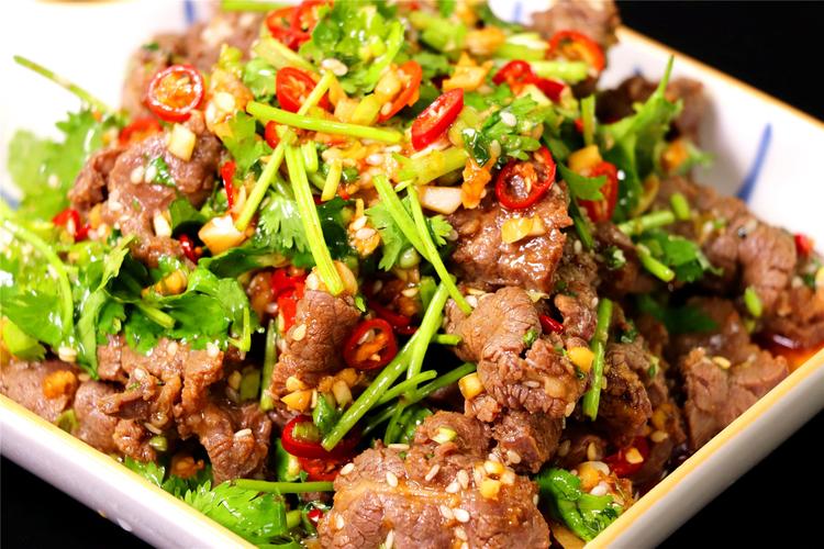 香菜拌牛肉