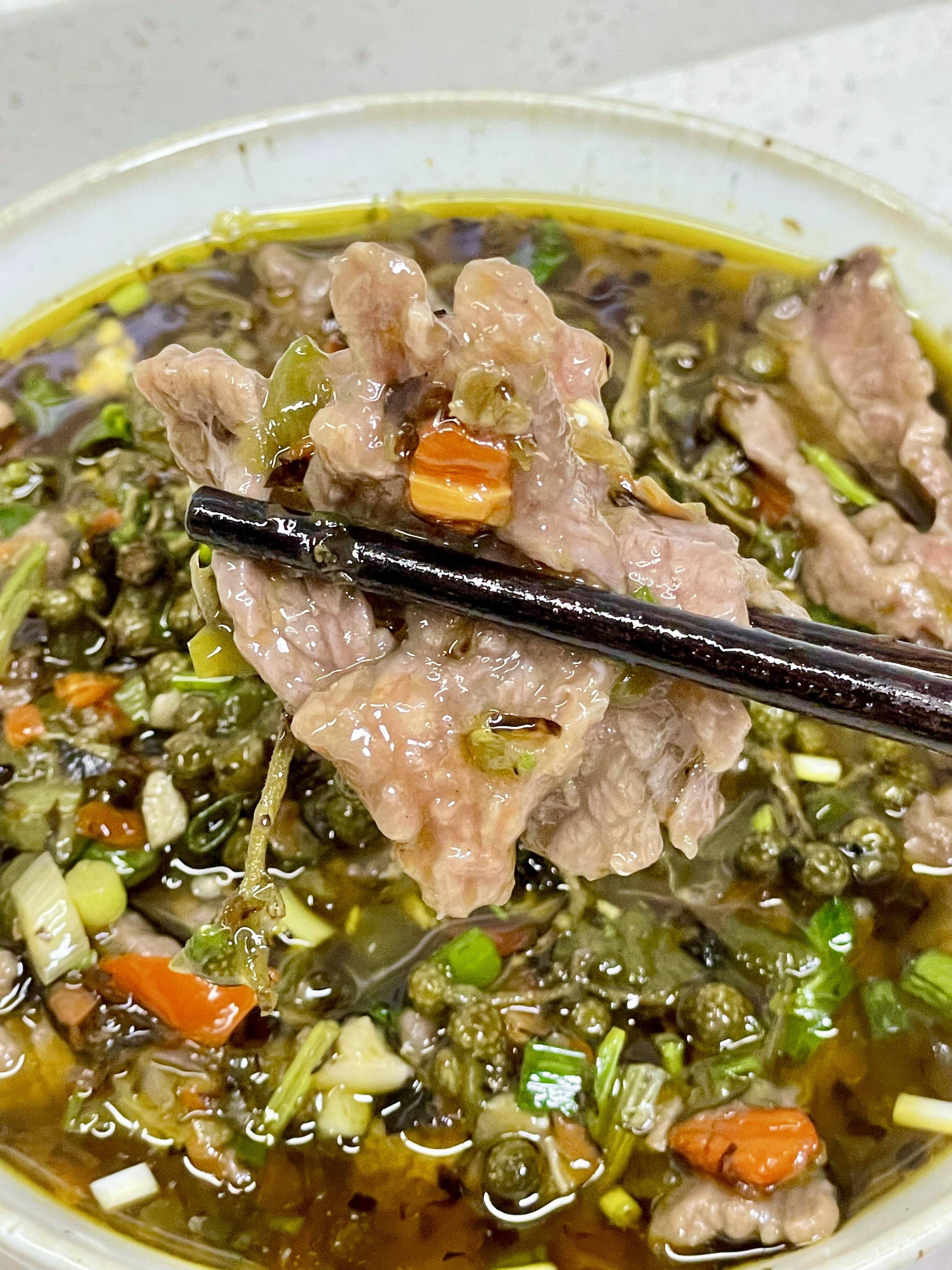 青椒豆花牛肉